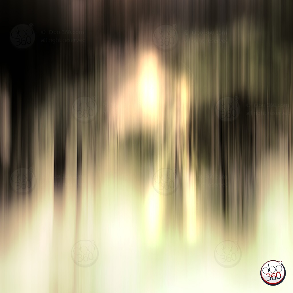 Artistic composition in HD linear blur, made from a 360° photo.